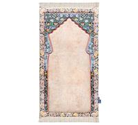 My Salah Mat Urban Rugs UK Tapis de prière musulman rembourré pour adulte Motif fleurs d'Andalus