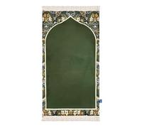My Salah Mat Urban Rugs UK Tapis de prière musulman rembourré pour adulte Motif Madinah Elegance