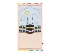 My Salah Mat Urban Rugs UK Tapis de prière musulman rembourré pour enfant Motif midi à la Mecque