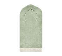 My Salah Mat Urban Rugs UK Tapis de prière musulmane épais rembourré pour homme et femme Motif arche de sauge