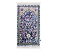 My Salah Mat Urban Rugs UK Tapis de prière musulmane épais rembourré pour homme et femme Motif fleurs royales