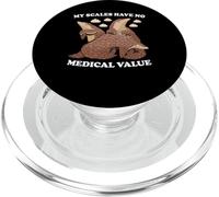 My Scales Havo No Medical Value Pangolin PopSockets PopGrip pour MagSafe