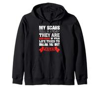 My Scars Tell A Story Battle Scars Sweat à Capuche
