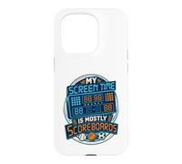 My Screen Time is Mostly Scoreboards Fan de Sport Coque pour iPhone 15 Pro