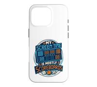 My Screen Time is Mostly Scoreboards Fan de Sport Coque pour iPhone 16 Pro