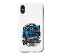 My Screen Time is Mostly Scoreboards Fan de Sport Coque pour iPhone X/XS