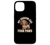 My Shadow Has Four Paws Funny Dog Lover Meme My Shadow Paws Coque pour iPhone 13