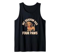 My Shadow Has Four Paws Funny Dog Lover Meme My Shadow Paws Débardeur