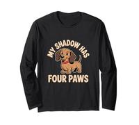 My Shadow Has Four Paws Funny Dog Lover Meme My Shadow Paws Manche Longue