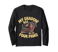 My Shadow Has Four Paws Funny Dog Lover Meme My Shadow Paws Manche Longue