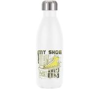 My Shoe Urban Skull Graphic Bouteille d'eau thermique isolée sous vide Blanc