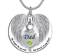 My Side Forever in My Heart Collier avec pendentif en forme d'urne cylindrique dorée pour animaux de compagnie humains, cendres, pendentif souvenir en acier inoxydable