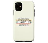 My Sister in Oregon Loves Me Rétro Vintage American Coque pour iPhone 11