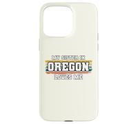 My Sister in Oregon Loves Me Rétro Vintage American Coque pour iPhone 15 Pro Max