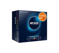 MY.SIZE Classic Préservatifs Taille 4 I 57 mm de Large I 80 Pièces Méga-Emballage I Premium Extra Fins I Ultra-Tendres I Paroi Fine de 0,07 mm