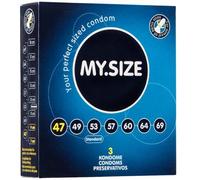 My Size Condoms 47mm x3 Slim Trim Small Condoms (German Engineering at its best)