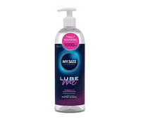 MY.SIZE Lube Me Premium Lubrifiant Tingly Warming 1000 ml I chauffant, picotant & sans odeur I en gel adapté aux jouets & préservatifs en latex I Lubrification à base d'eau