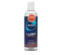 MY.SIZE Lube Me Premium lubrifiant végétalien 250 ml I sans ingrédients d'origine animale I en gel adapté aux jouets et aux préservatifs en latex I Lubrification à base d'eau