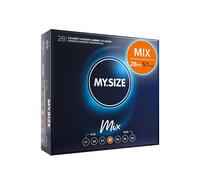MY.SIZE Préservatifs Mix – Tailles 47/53/57/60/64 mm – 28 pièces