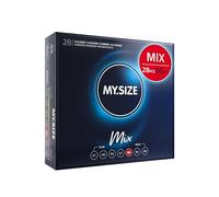 MY.SIZE préservatifs Mix Taille 5 – 60 mm – grand pack 28 pièces