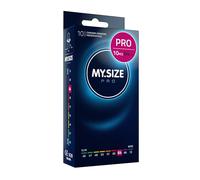 MY.SIZE PRO 10 Préservatifs ÉLITE, taille 6, 64 mm, XXL - Latex Vytex de haute pureté, facile à ouvrir, 9 tailles différentes