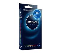 MY.SIZE PRO 10 Préservatifs ÉLITE, taille 8, 72 mm, XXXXL - Latex Vytex de haute pureté, facile à ouvrir, 9 tailles différentes