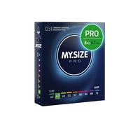MY.SIZE PRO 3 Préservatifs ÉLITE, taille 1, 47 mm - Latex Vytex de haute pureté, facile à ouvrir, 9 tailles différentes