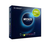 MY.SIZE PRO 36 Préservatifs ÉLITE, taille 2, 49 mm - Latex Vytex de haute pureté, facile à ouvrir, 9 tailles différentes