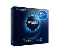 MY.SIZE PRO 36 Préservatifs ÉLITE, taille 8, 72 mm, XXXXL - Latex Vytex de haute pureté, facile à ouvrir, 9 tailles différentes