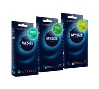 MY.SIZE PRO ELITE Coffret 3x10 | Trois Largeurs | Latex Vytex
