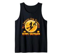 My Smooth Fox Terrier Rides Shotgun Funny Halloween Costume Débardeur