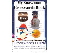 My Snowman Crossword Book: Large-Print Crossword Search Puzzle Book Celebrating My Snowman, College Football Spirit, and Holiday Cheer. Enjoy clear, ... snowman-themed words, seasonal excitement.