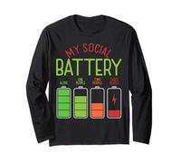 My Social Battery Antisocial Not a People Person Introverti Manche Longue