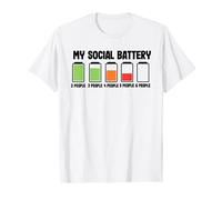 My Social Battery - Humoristique - Introvert T-Shirt
