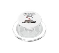 My Social Battery Low Cat Design pour Les introvertis PopSockets PopGrip pour MagSafe