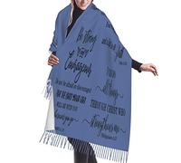 My Son Gifts From Dad,Châles et écharpes pashmina d'inspiration chrétienne avec inscription « Bless This O Lord We Pray » Bleu marine, Djb03, taille unique