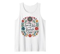 My Son in Law is My Favorite Child Couronne Florale Humour Débardeur