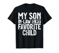 My Son In Law Is My Favorite Child Family Humour Rétro T-Shirt