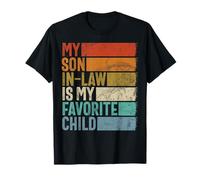 My Son In Law Is My Favorite Child Family Humour Rétro T-Shirt