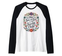 My Son-in-Law is My Favourite Child Couronne Humour Famille Manche Raglan