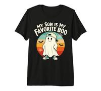 My Son is My Favorite Boo Halloween Mom Dad T-Shirt Haut de Gamme