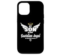 My Son is My Guardian Angel He Watches Over Me in Memory Coque pour iPhone 12/12 Pro