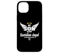 My Son is My Guardian Angel He Watches Over Me in Memory Coque pour iPhone 14 Plus