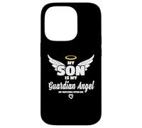 My Son is My Guardian Angel He Watches Over Me in Memory Coque pour iPhone 14 Pro