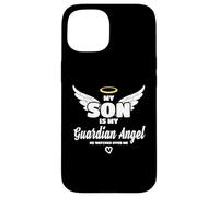 My Son is My Guardian Angel He Watches Over Me in Memory Coque pour iPhone 15