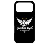 My Son is My Guardian Angel He Watches Over Me in Memory Coque pour iPhone 17 Pro Max