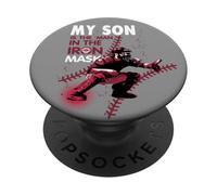 My Son is The Man in The Iron Mask Catcher PopSockets PopGrip Adhésif