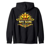 My Son Vietnam Lotus Temple Ruines Ancient Cham Heritage Sweat à Capuche