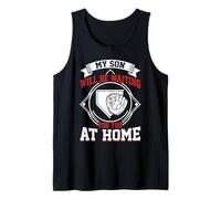My Son Will Be Waiting for You at Home Baseball Catcher Life Débardeur