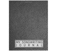 My Songwriting Journal: Music Manuscript Staff Paper - Lined Pages - Designer Cover (100 Pages, 9 Staves Per Page)
